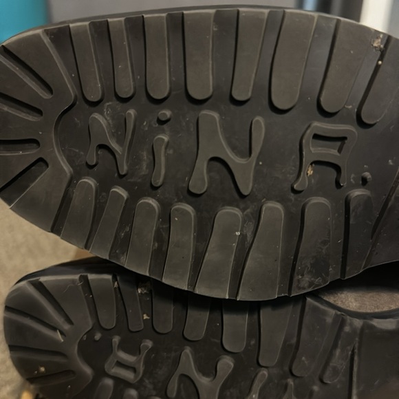 Brown leather buckle booties - Picture 5 of 5